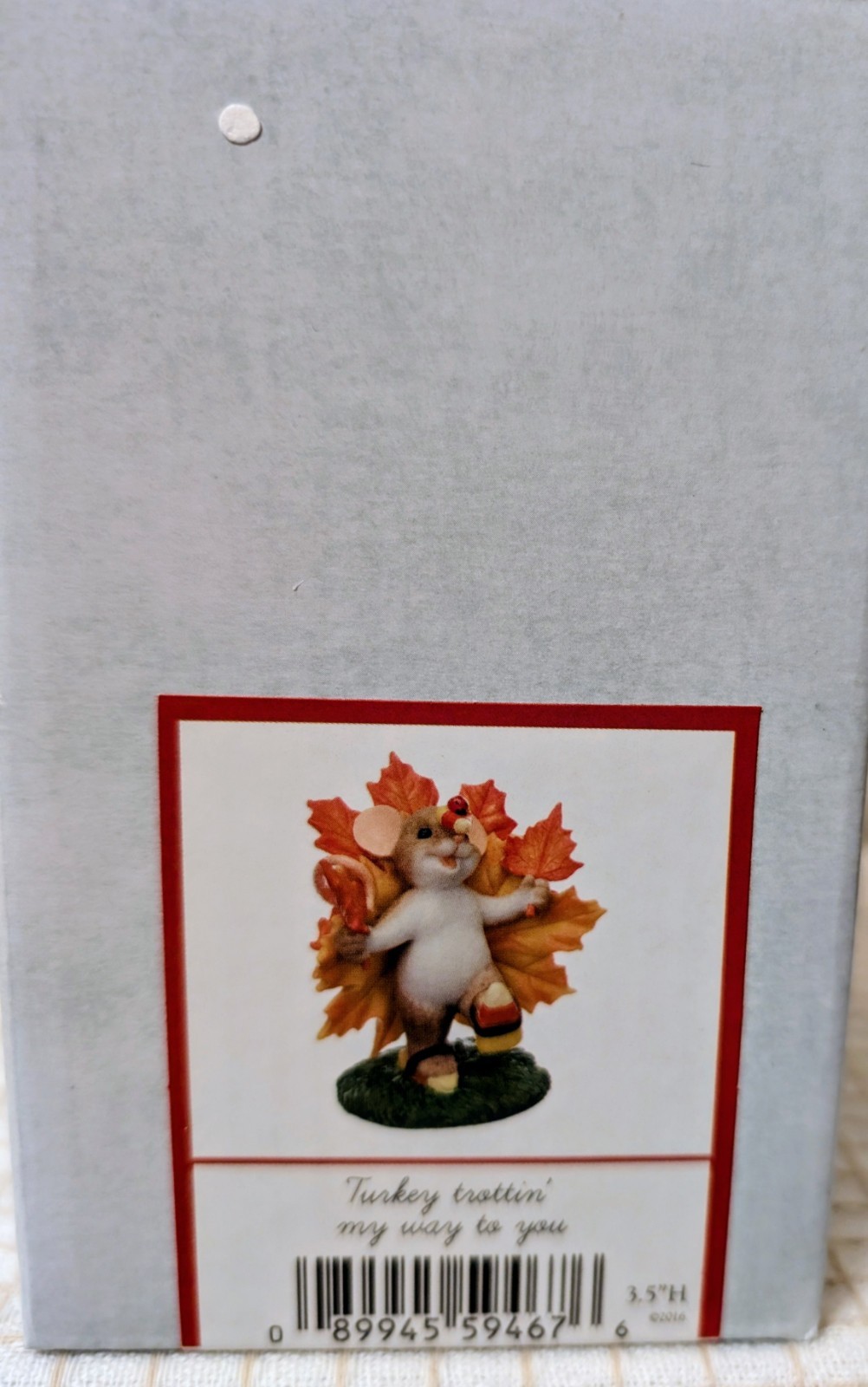 NIB – Charming Tails “TURKEY TROTTING MY WAY TO YOU” – Dean Griff – Thanksgiving