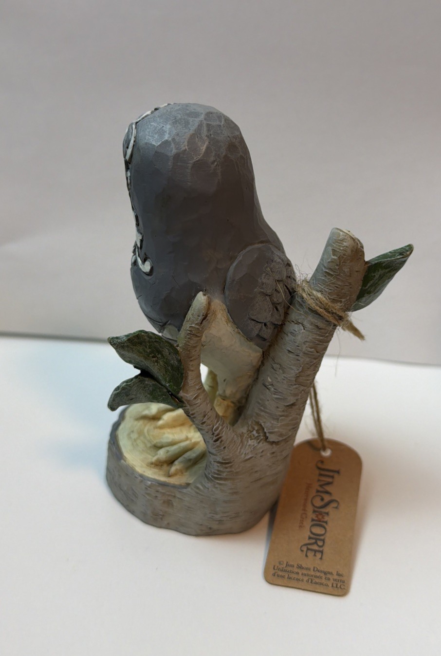 Jim Shore Heartwood Creek Woodland Owl on Branch 2016 Wisdom Begins With Wonder