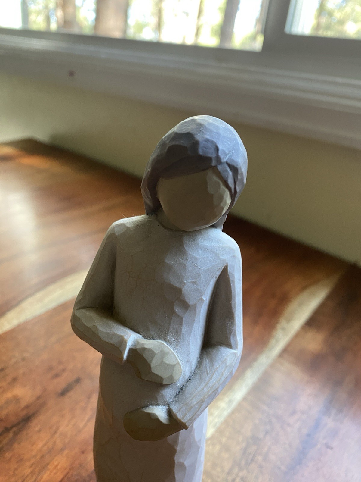 Demdaco Willow Tree “Cherish” Pregnant Figurine 2002 By Susan Lordi 8.25″ Tall