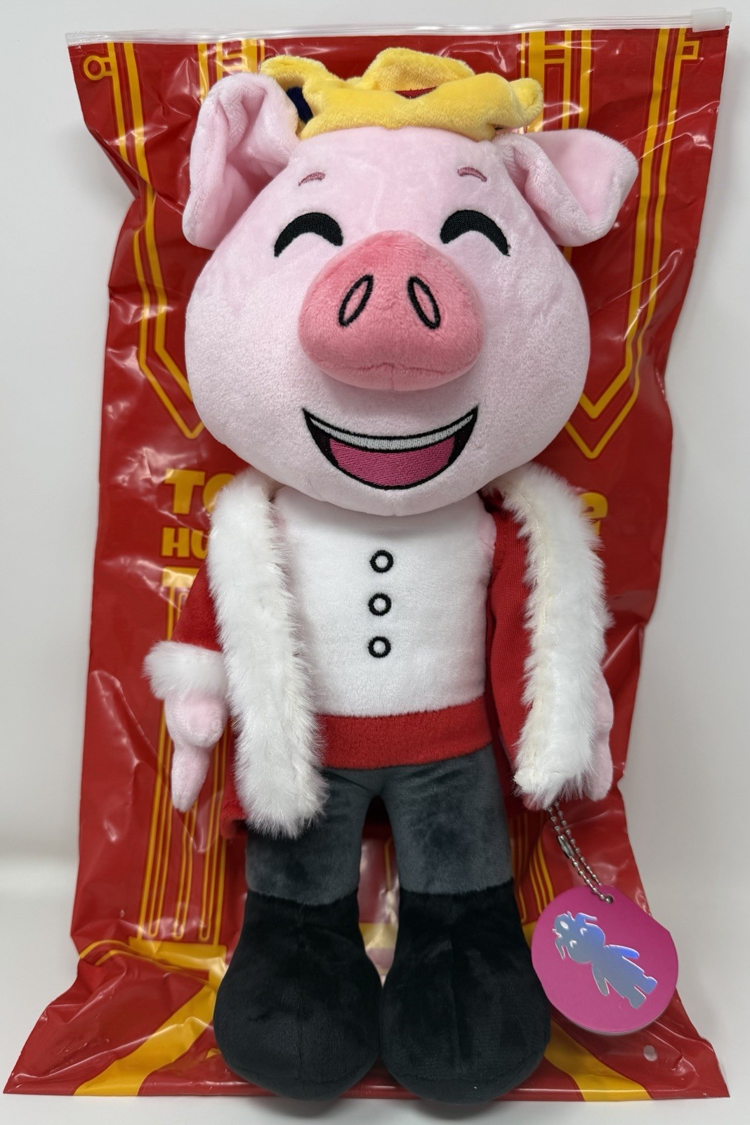 NEW Sealed Technoblade Standing Pig w Crown 15″ Plushie Youtooz Collectibles Bag