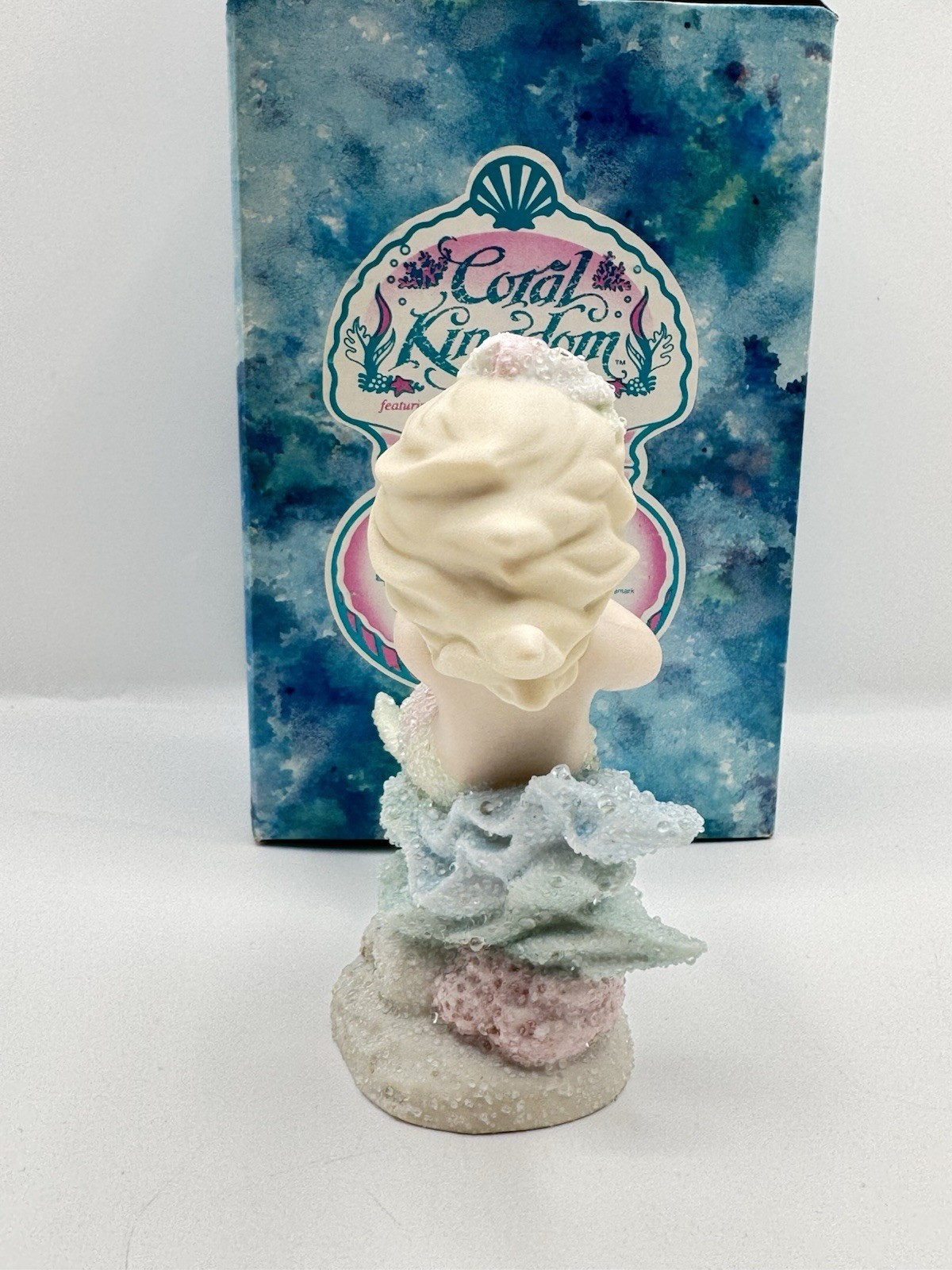 Coral Kingdom “Seanna” 1993 Enesco Mermaid and Fish Figurine