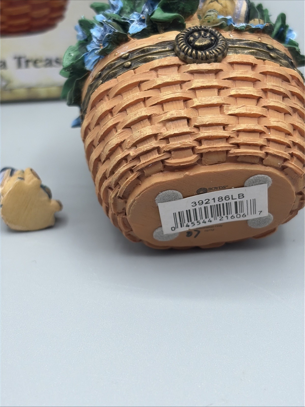 Boyd’s Bears Treasure Box Hanna Cabana Longaberger Basket with Trinket