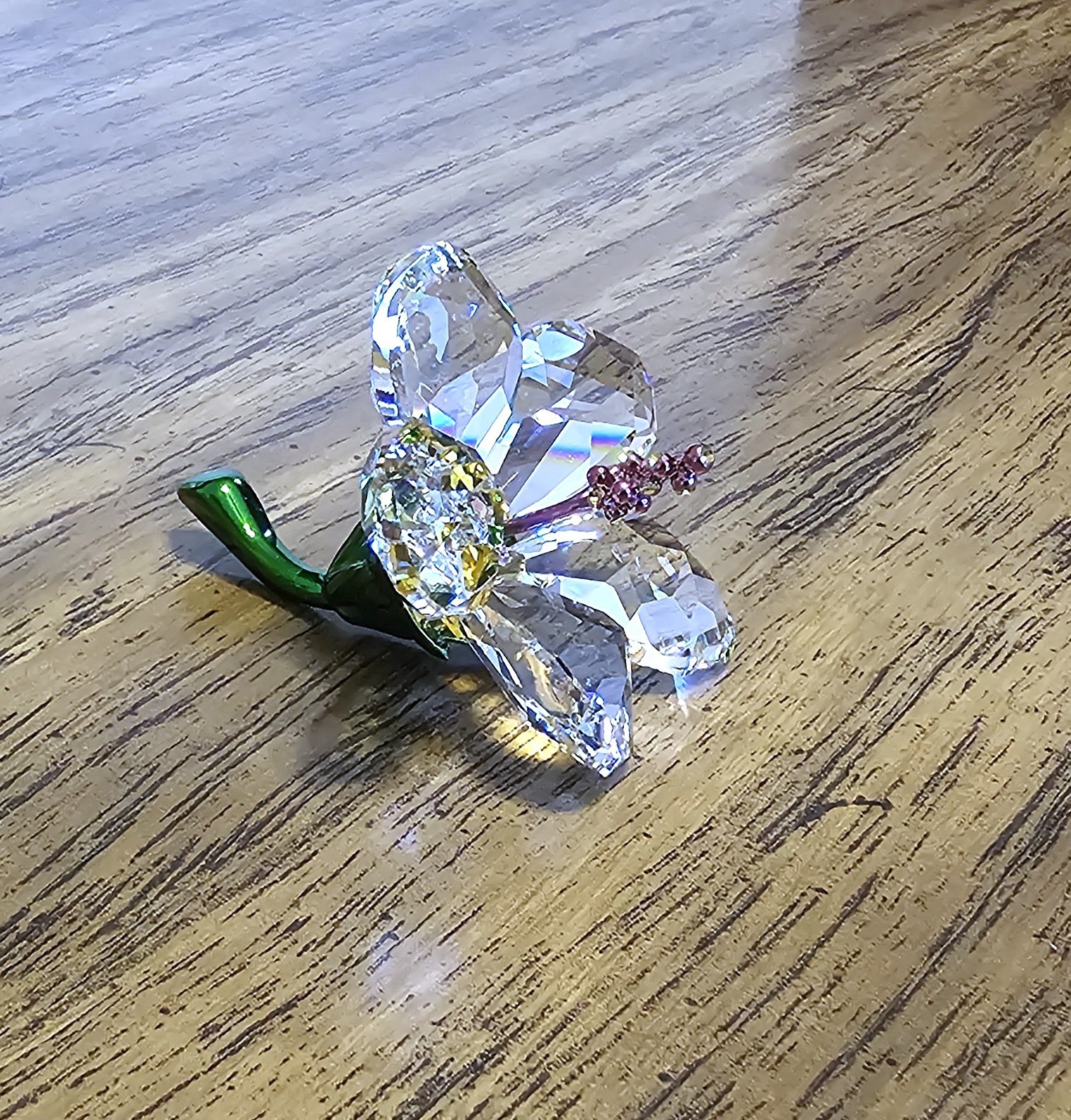 🌺 Swarovski Crystal 2025 “Florere Collection”, Hibiscus Flower Figurine NIB