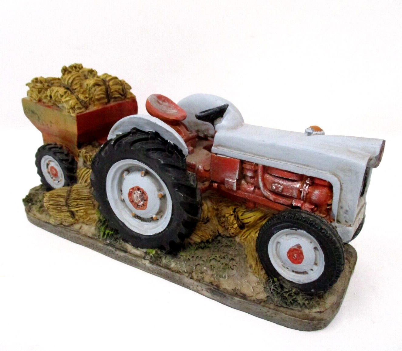 Tractor Figurine Fall Autumn Harvest Resin Decor Rock River Traders Farm