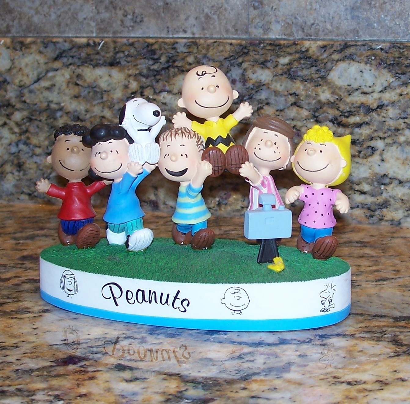 Westland Peanuts Gang Photo Figurine 20701 Main Characters No Box As-Is RARE