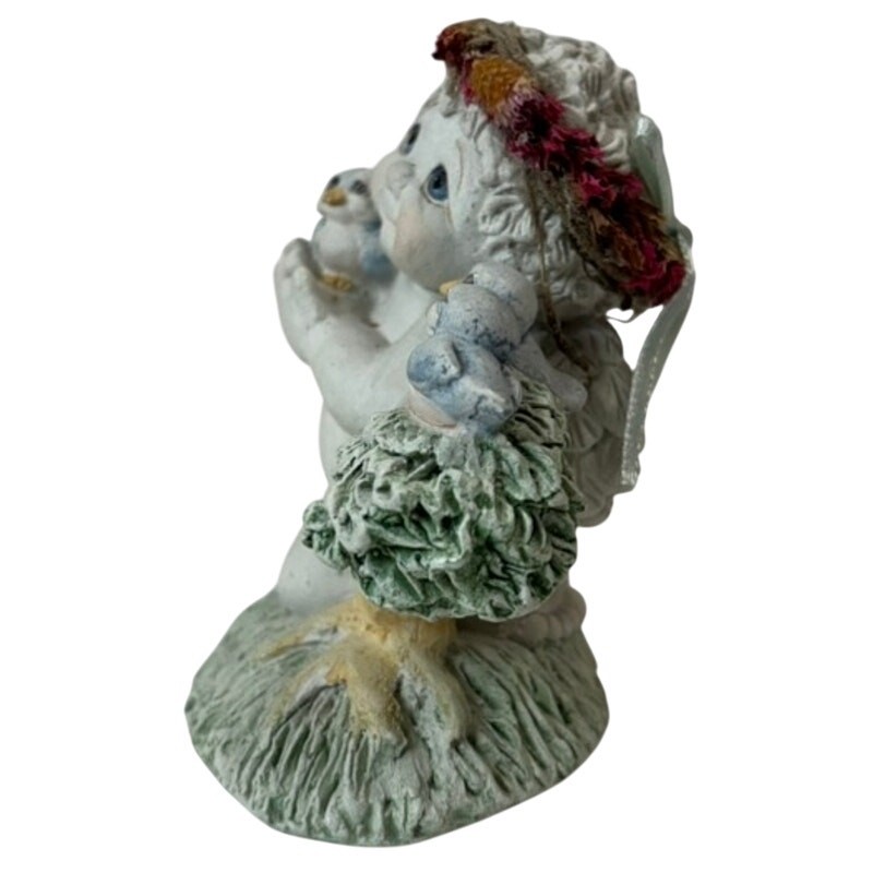 Vtg Dreamsicles “Bird In Hand” Angel Cherub #10129 Signed Kristin 1997 3.25″ H