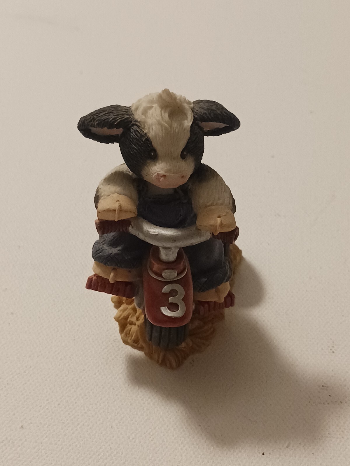 Vintage MARY’S MOO MOOS Enesco 1997 AGE 3 “WHEE I’M THREE!” FIGURINE 319147