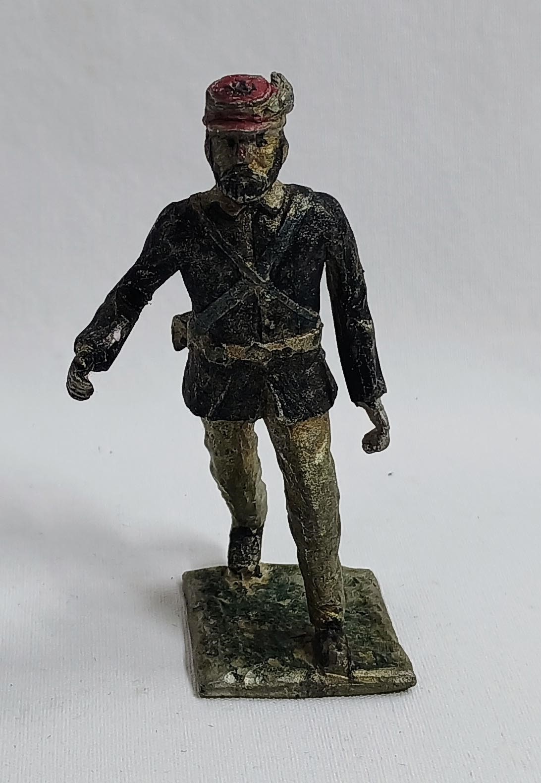 Vintage Pewter Toy Civil War Soldier Figurine Figure Maybe K/S