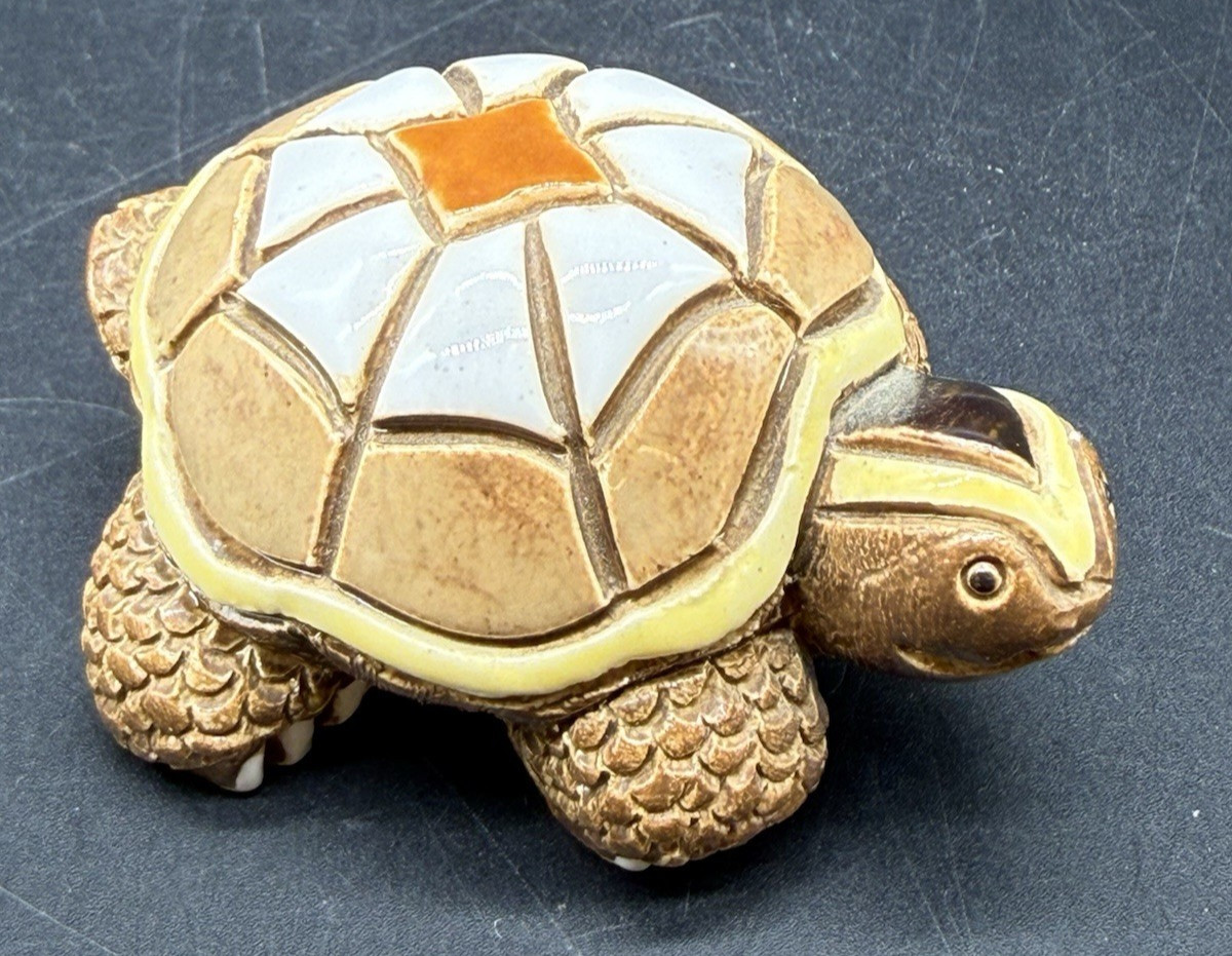 Artesania Rinconada Turtle Tortoise Small 2.5″ Figurine Made In Uruguay