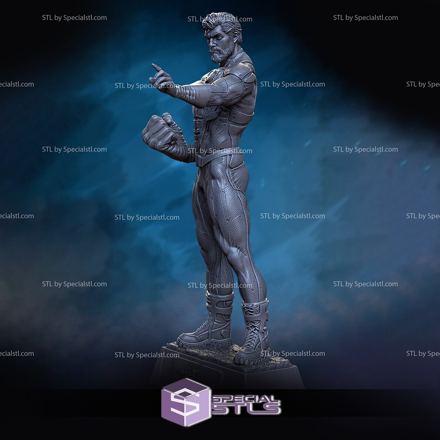 Mr. Fantastic Reed Richards V2! Printed 16k Res! Hand Painted or Unpainted!