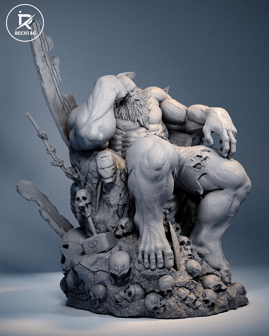 Maestro | Marvel | 3D Printed Sculpture | Unpainted 1:6
