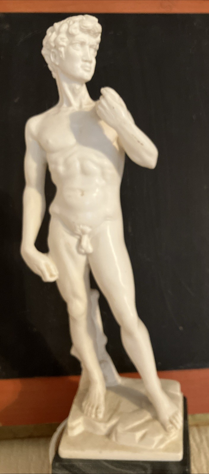 Vintage R. Leoni Michaelangelo’s David Statue 12” Tall – Made in Italy