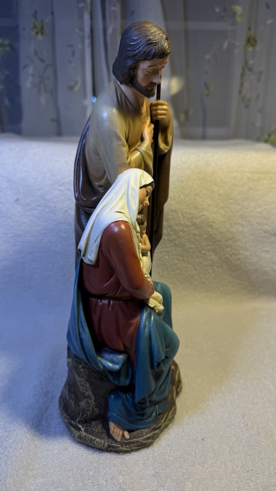 BC Catholic Holy Family Statue, Nativity Scene Indoor, Religious Gift, Christ…