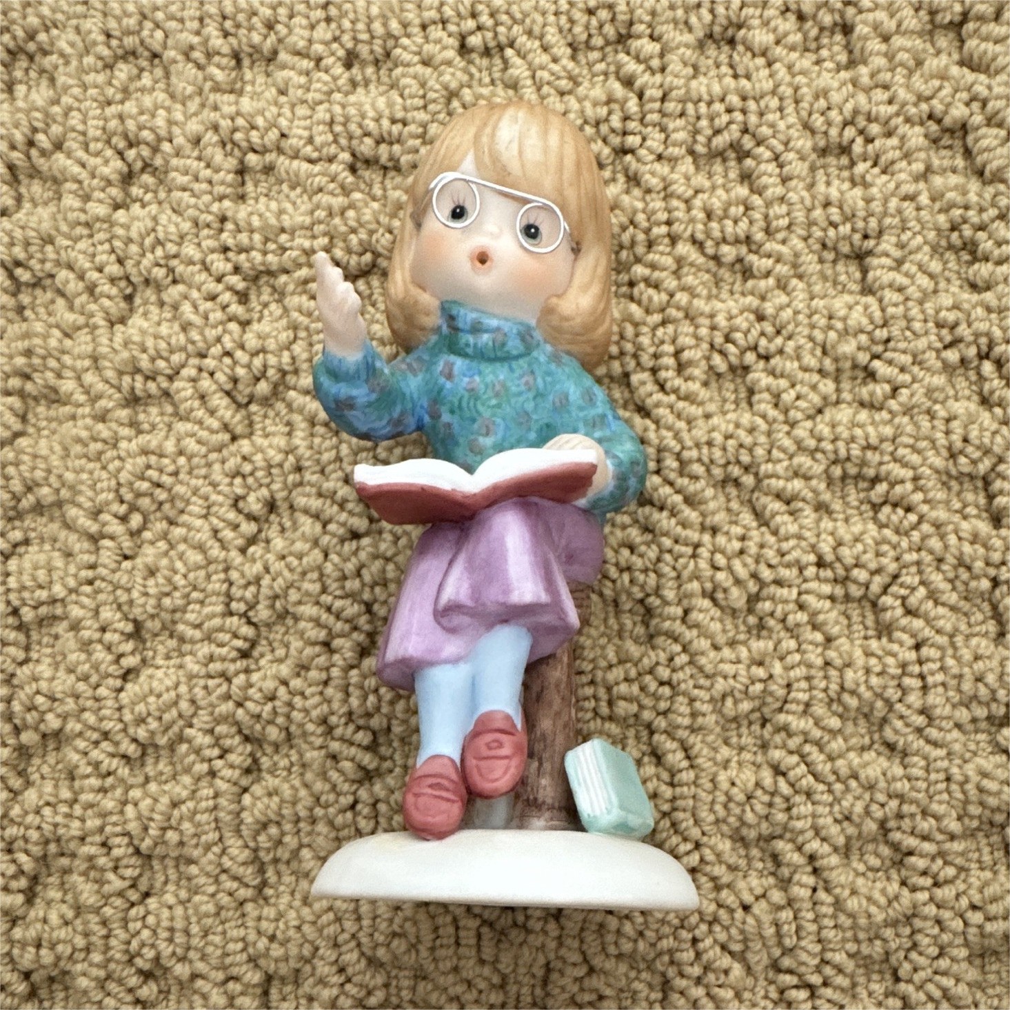 Enesco Sisters Best Friends “Teacher’s Guide The Future” Figurine 1994 Porcelain