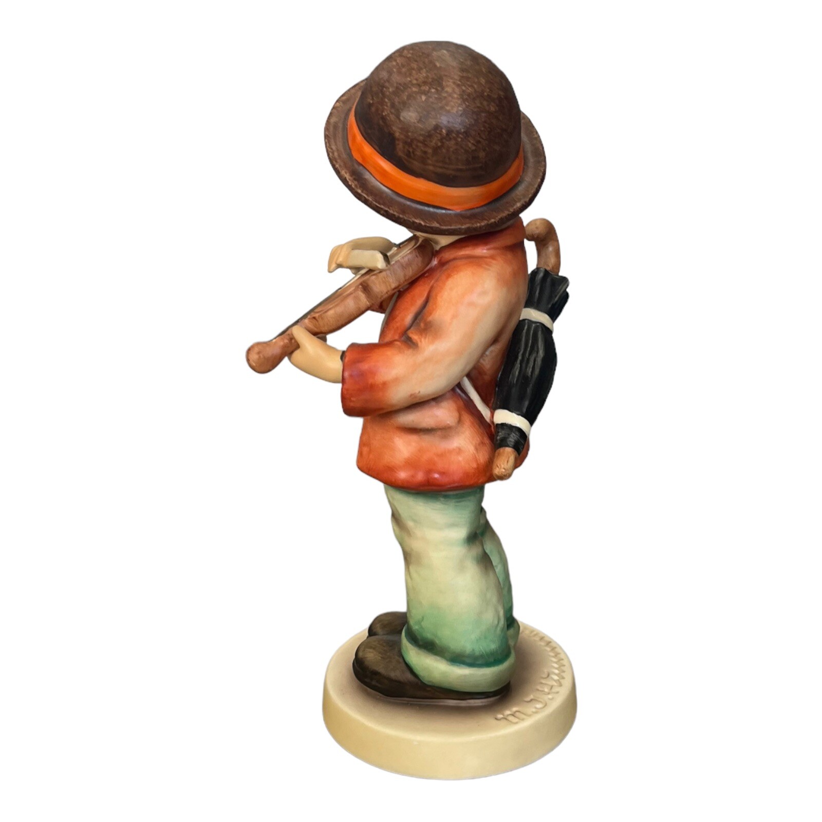 Goebel Hummel Germany Figurine Original Box LIttle Fiddler No. 407 19.5 cm 7-3/4