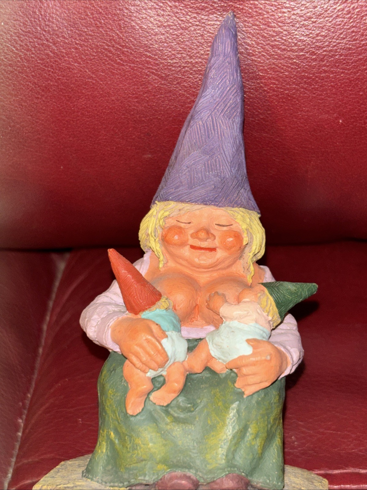 Rien Poortvliet “Catherine with babies” Gnomes figurine By Egbert Twin Gift