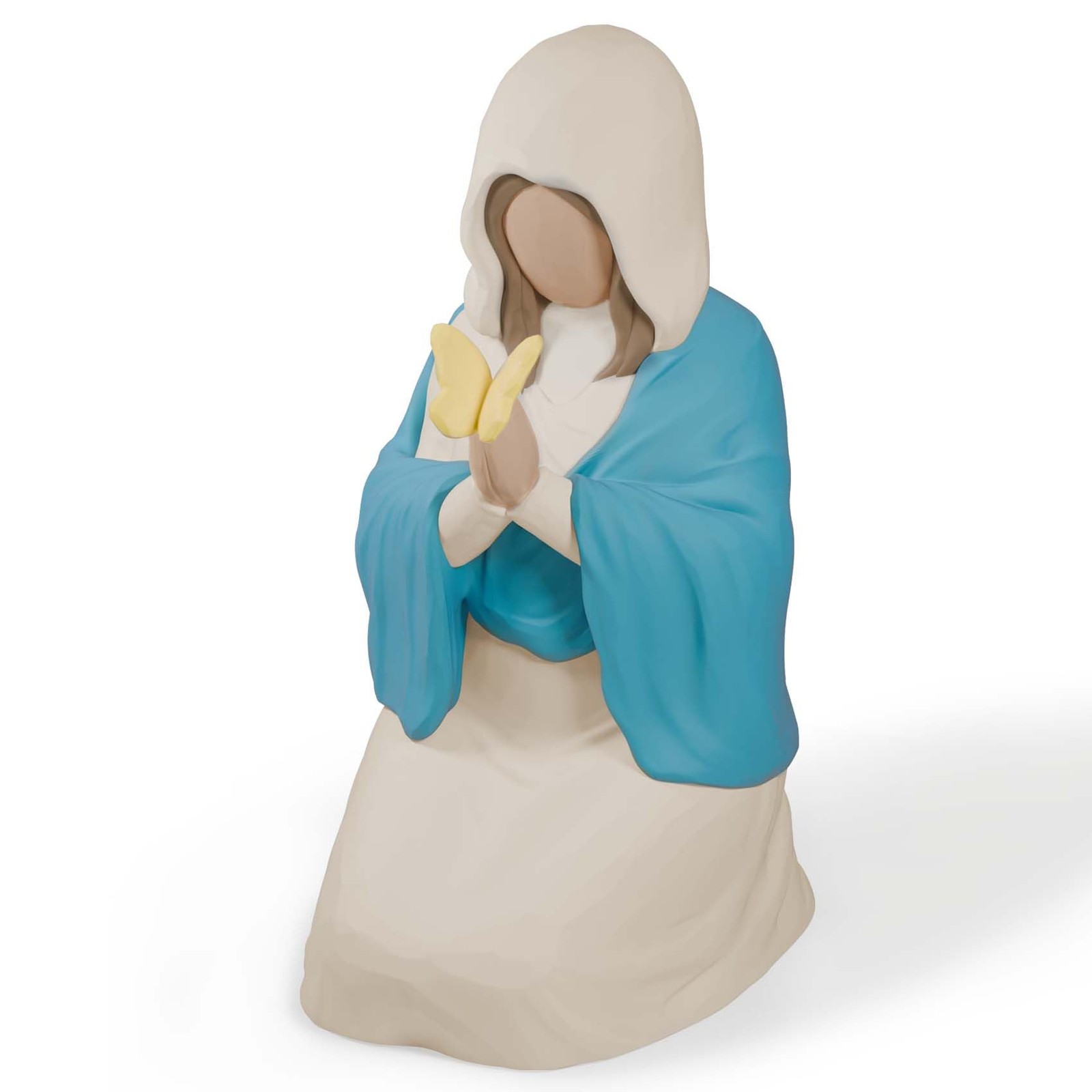Blessed Holy Mother Resin Figurine Catholic Baptism Confirmation Gift