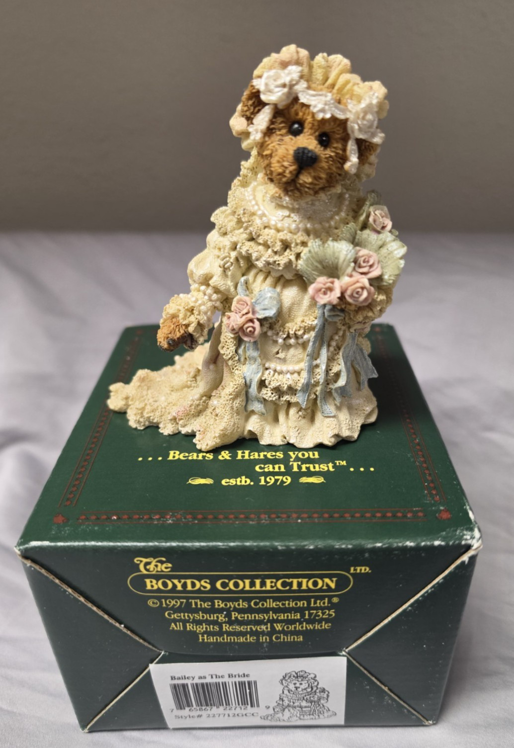 Boyds Bears And Friends The Bearstone Collection Lot of 12 all including Bailey