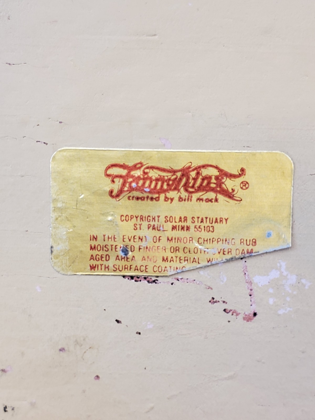 Fannykins Figurine 1981 Just Taking A Break by Bill Mack Signed