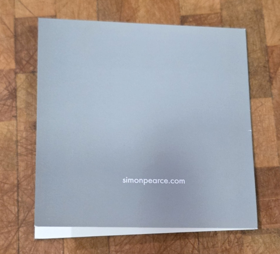 Simon Pearce EMPTY BOX ONLY for Crystal Angel or Similar w/Care Card FREE S&H