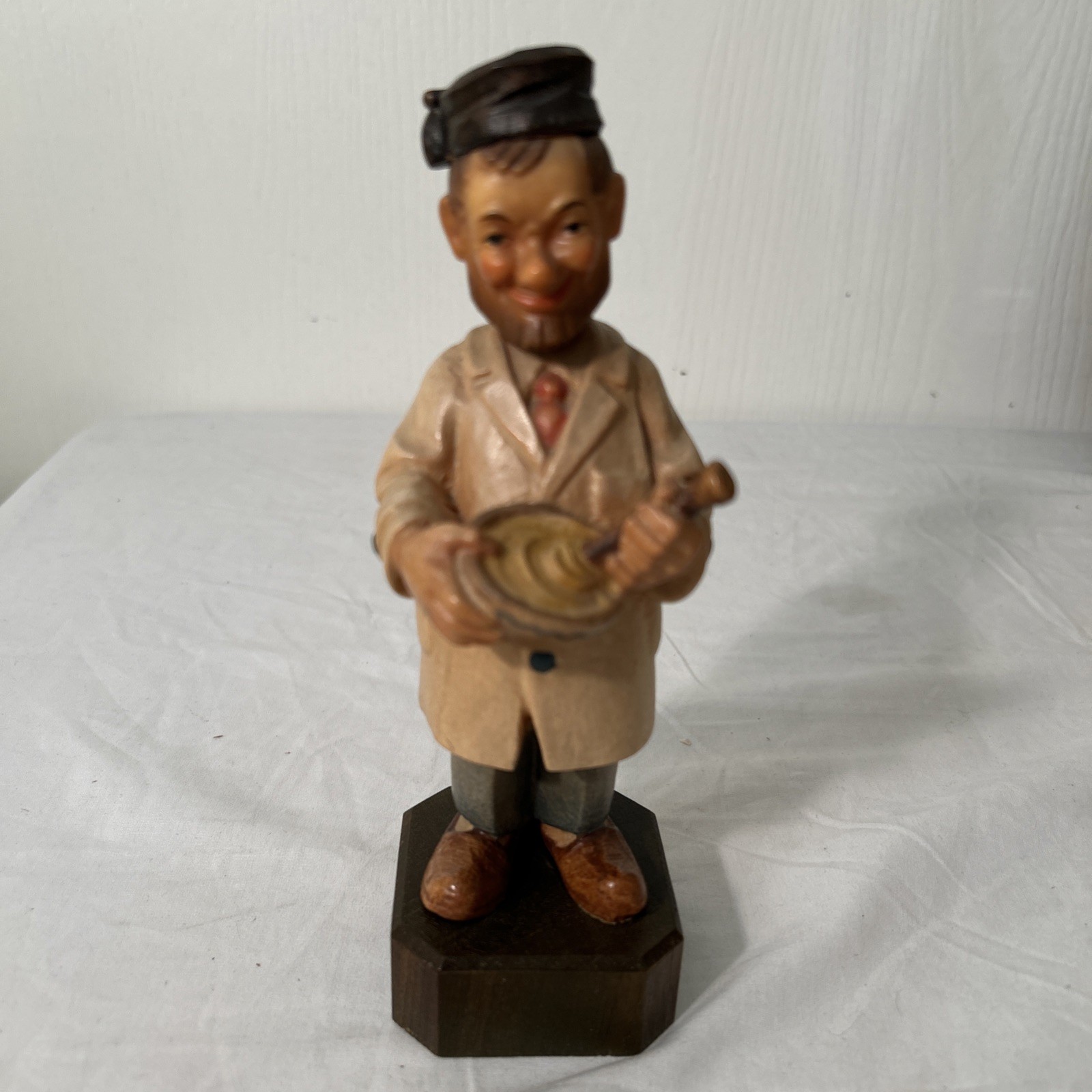 Vintage Brienz Switzerland Folk Art Hand Carved Pharmacist Jobin