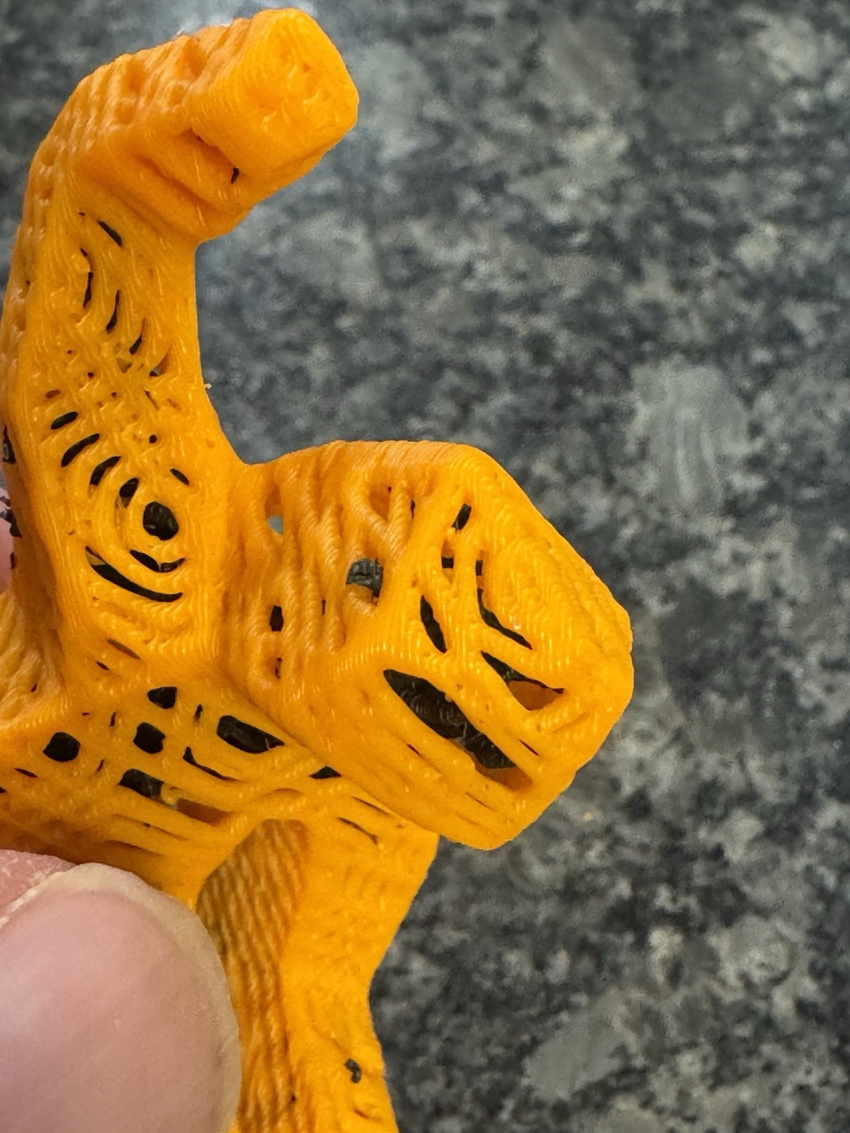 Project Hail Mary 3D-printed Xenonite Grace Figurine Statue Orange Color
