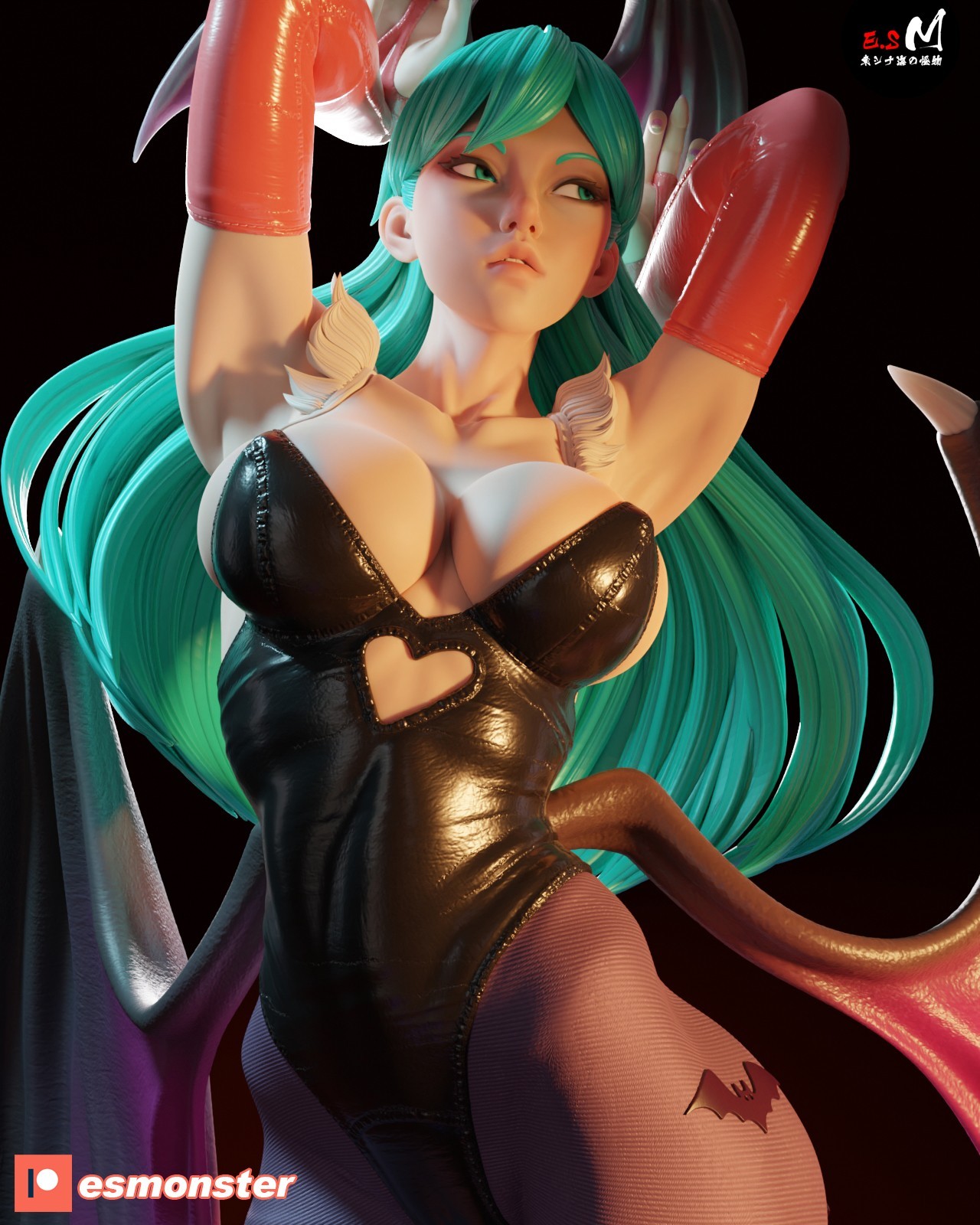 ES Monster – Morrigan Aensland Darkstalkers Unassembled Unpainted Resin Kit