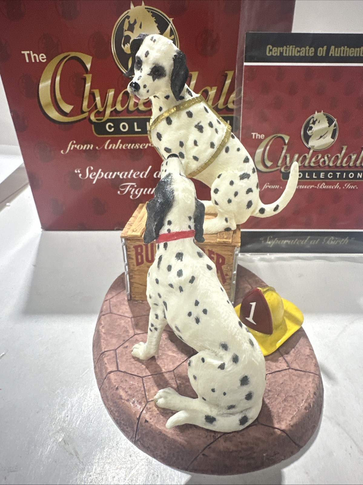 2000 ANHEUSER-BUSCH The Clydesdale Collection SEPERATED AT BIRTH w/ Box + COA