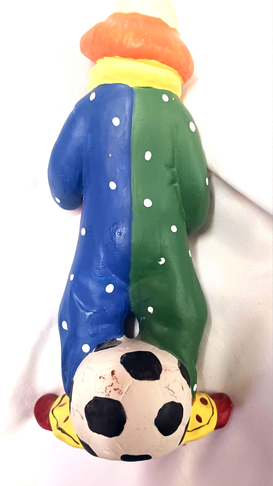 3 CLOWN FIGURINES PORCELAIN COLORFUL CIRCUS DECOR 8″ – 8.5″ VINTAGE Read
