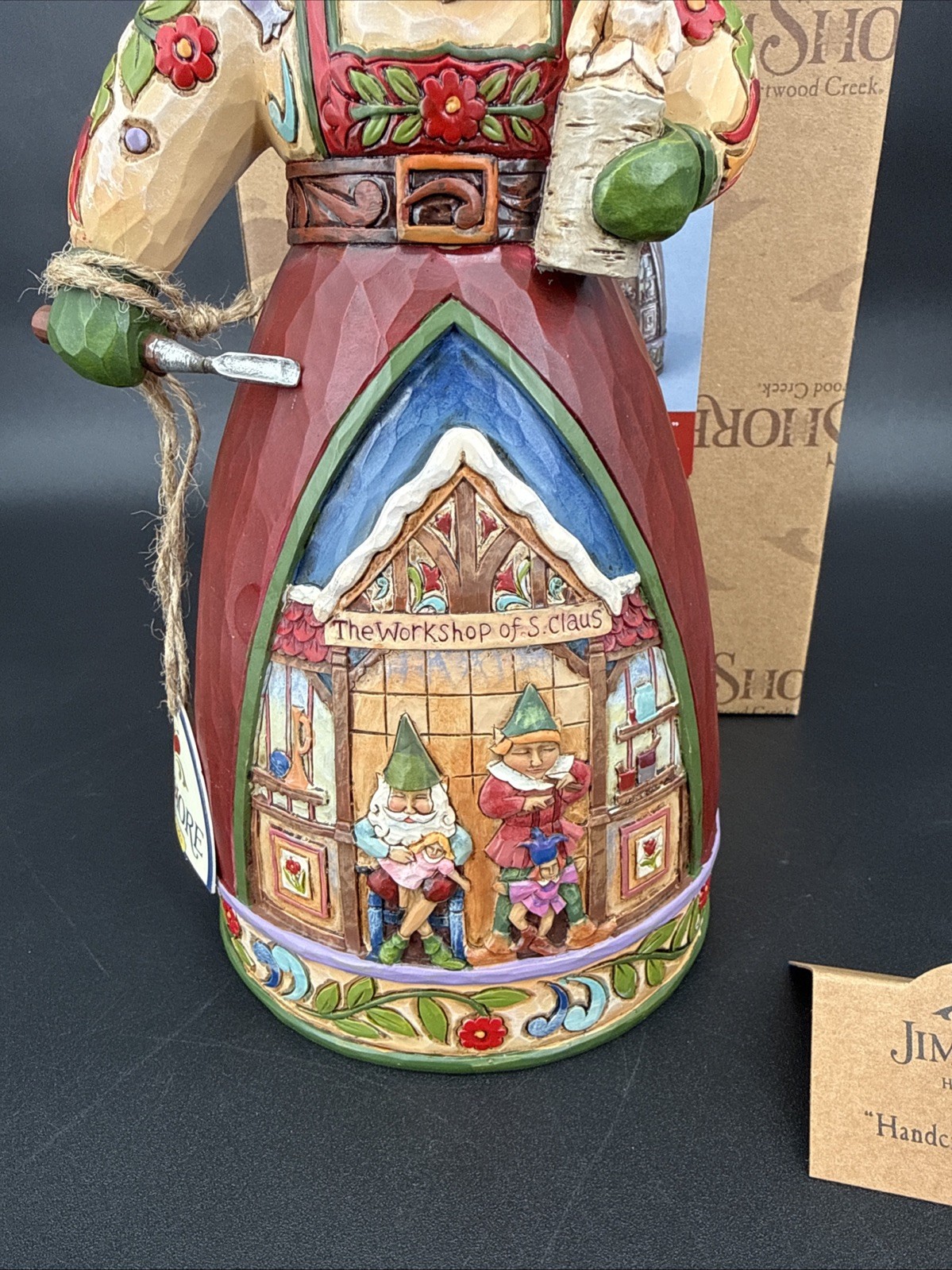 Jim Shore “Handcrafted Holiday” Toy Shop Scene – 2011 – Very Rare – W Box