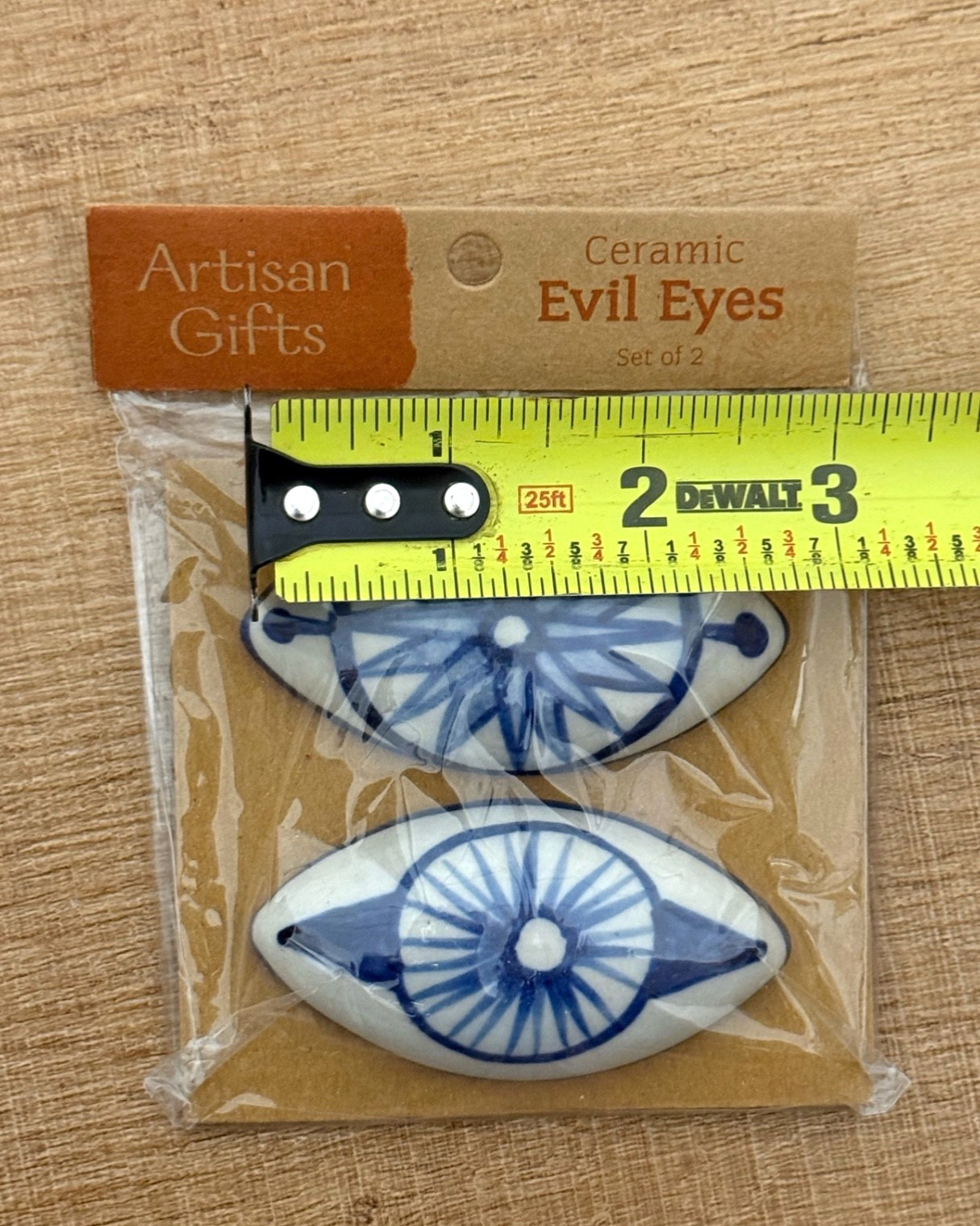 New World Market Ceramic Evil Eye Wall Hanging Decor Art Ornaments Evil Eyes #2