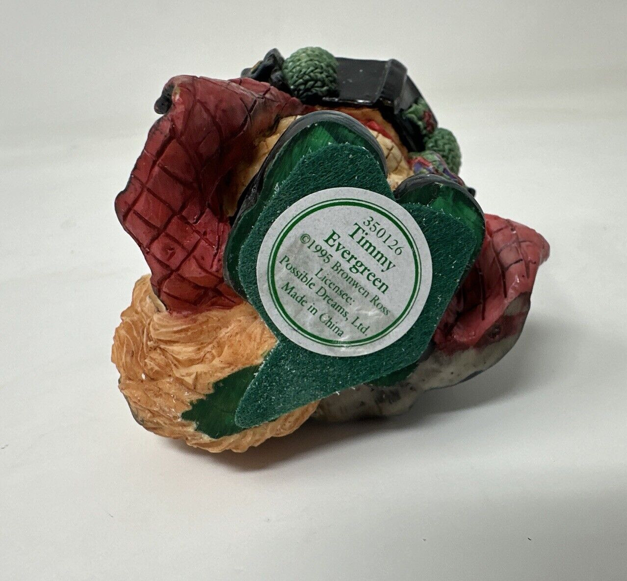 Vtg The Thickets at Sweetbriar TIMMY EVERGREEN Figurine 350126 Bronwen Ross 1995