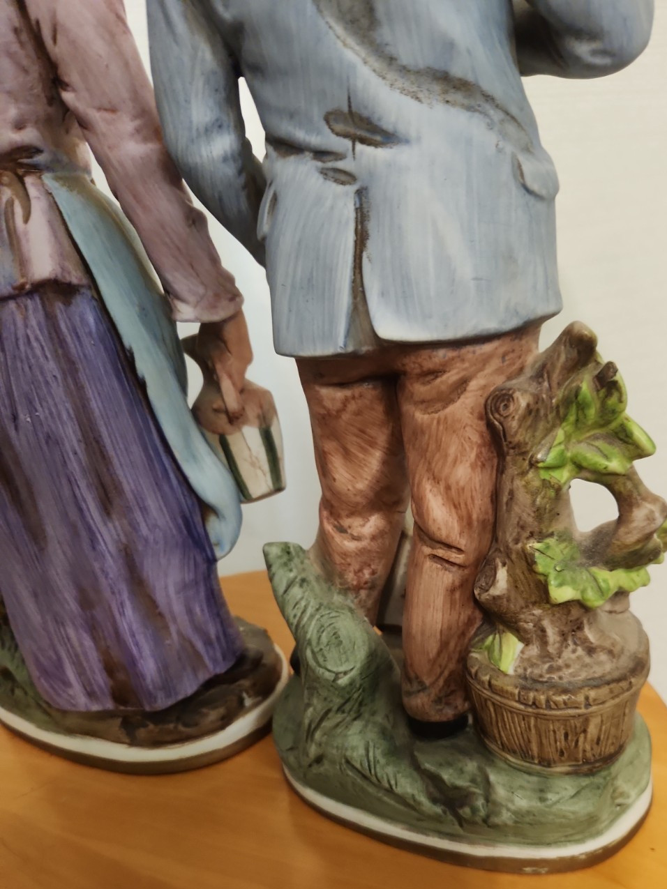 Vintage Home Interior Old Man Woman Collection #8816 HOMCO 13.5 in Tall Japan