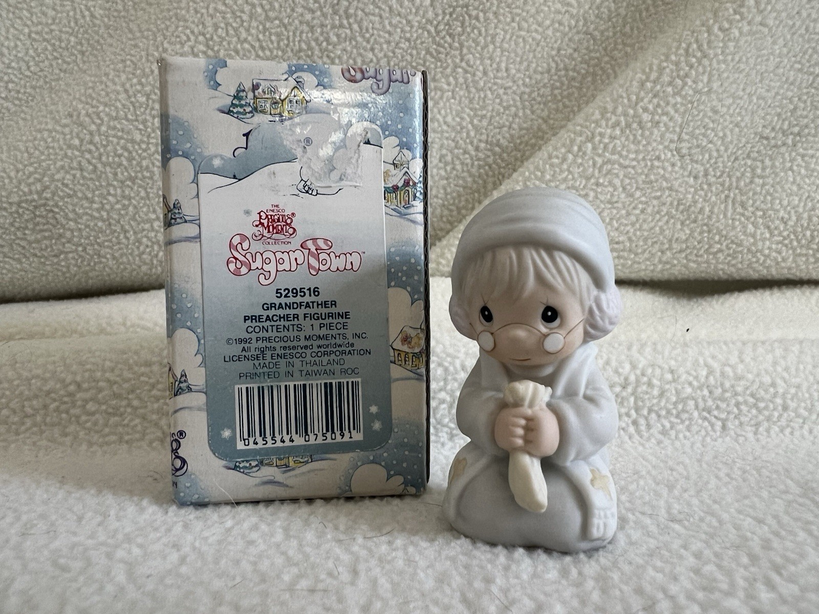 Retired Precious Moment Sugar Loaf Grandfather Preacher 529516 w/box