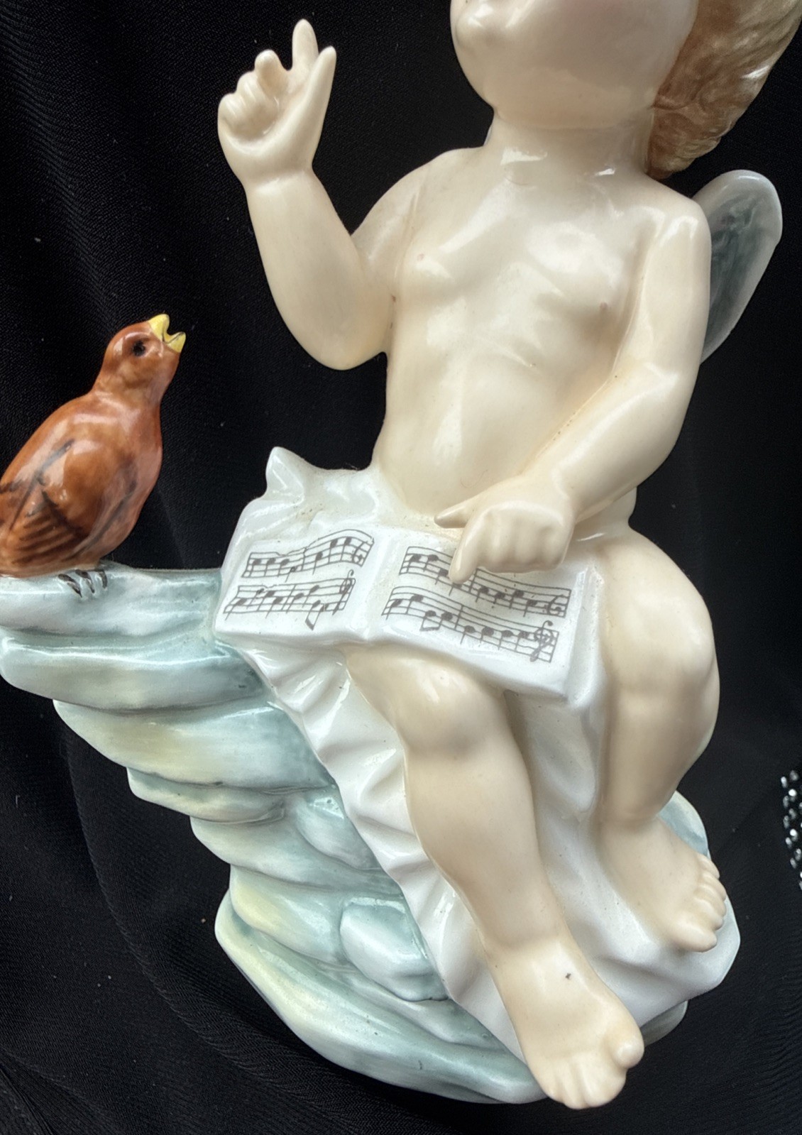 Doulton International 1983, Cherubs of the Arts Figurine, SONG Angel Sheet Music