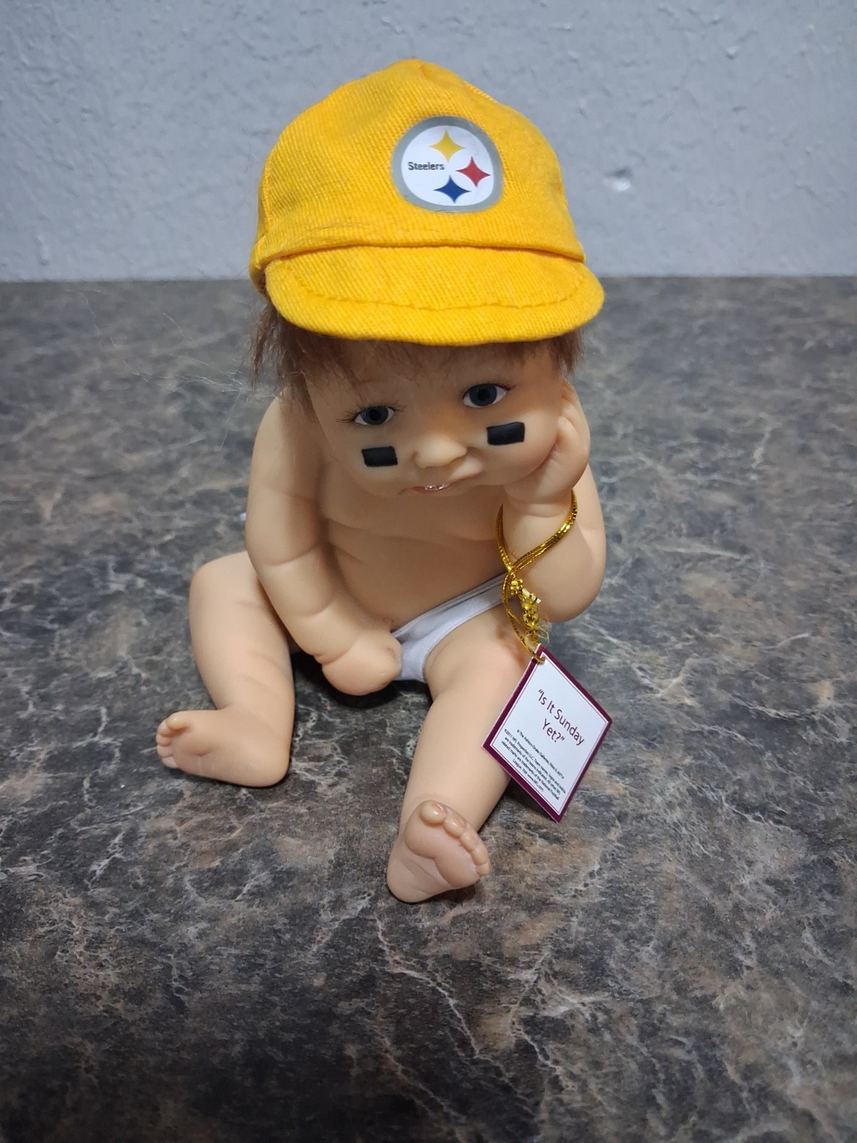 Aston Drake Galleries NFL Fan “Is It Sunday Yet” Pittsburgh Steelers Baby.