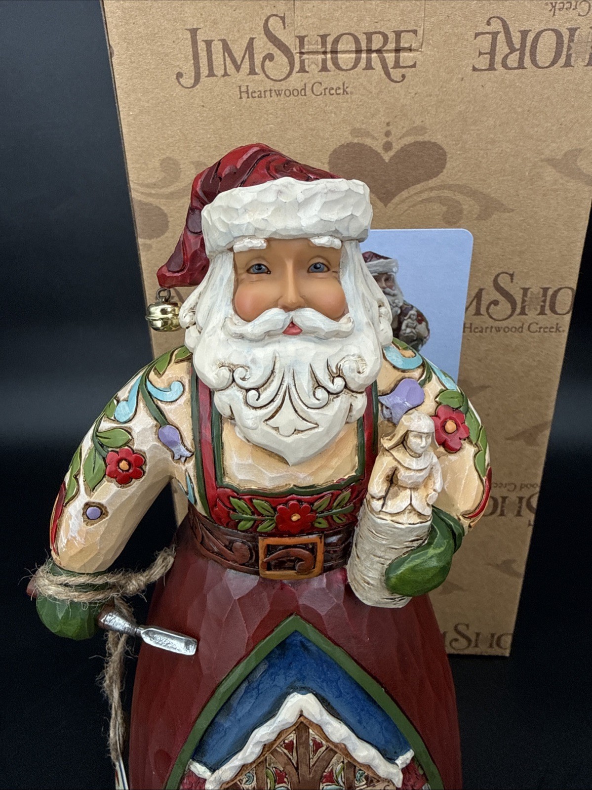 Jim Shore “Handcrafted Holiday” Toy Shop Scene – 2011 – Very Rare – W Box
