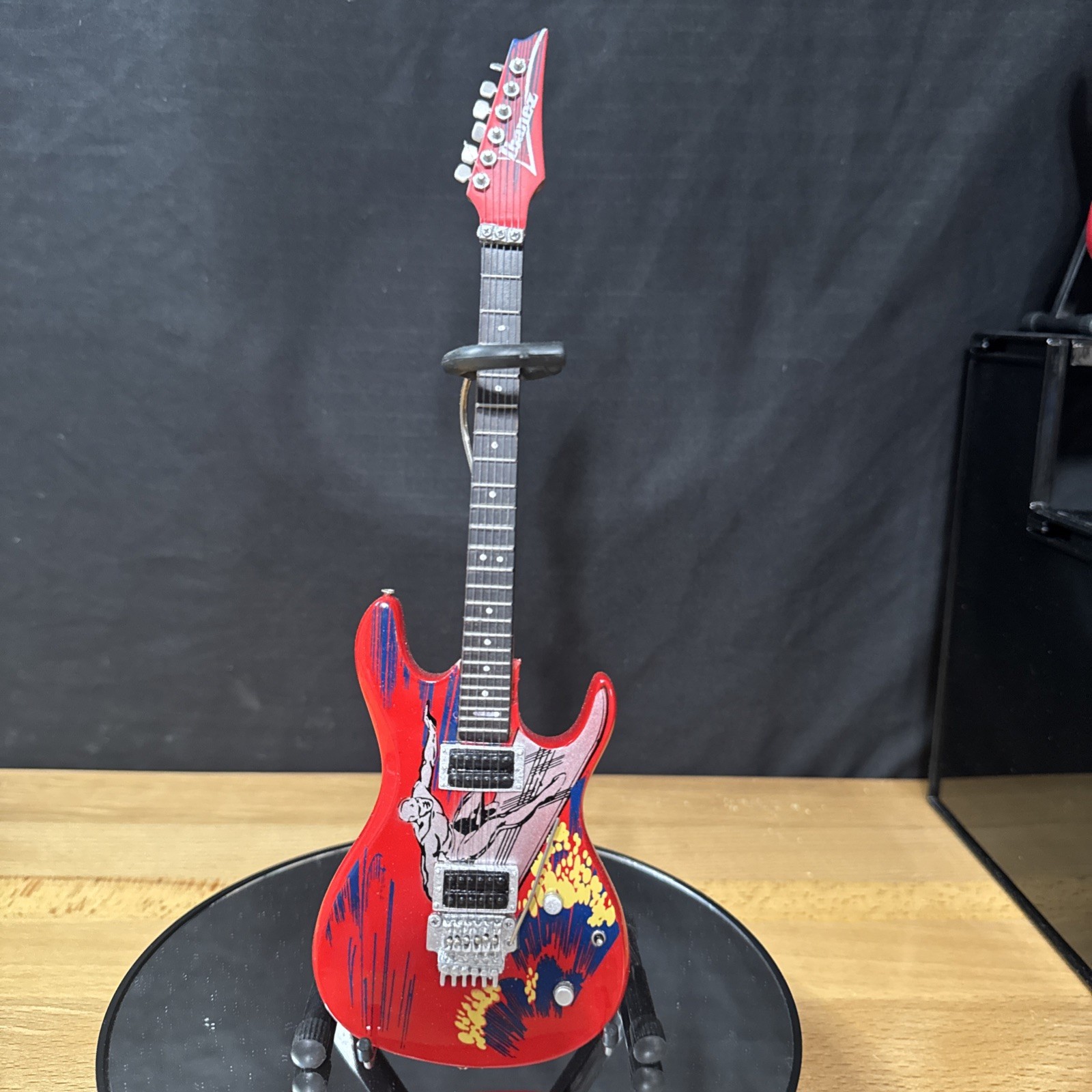 Axe Heaven Joe Satriani Silver Surfer Miniature Guitar Replica
