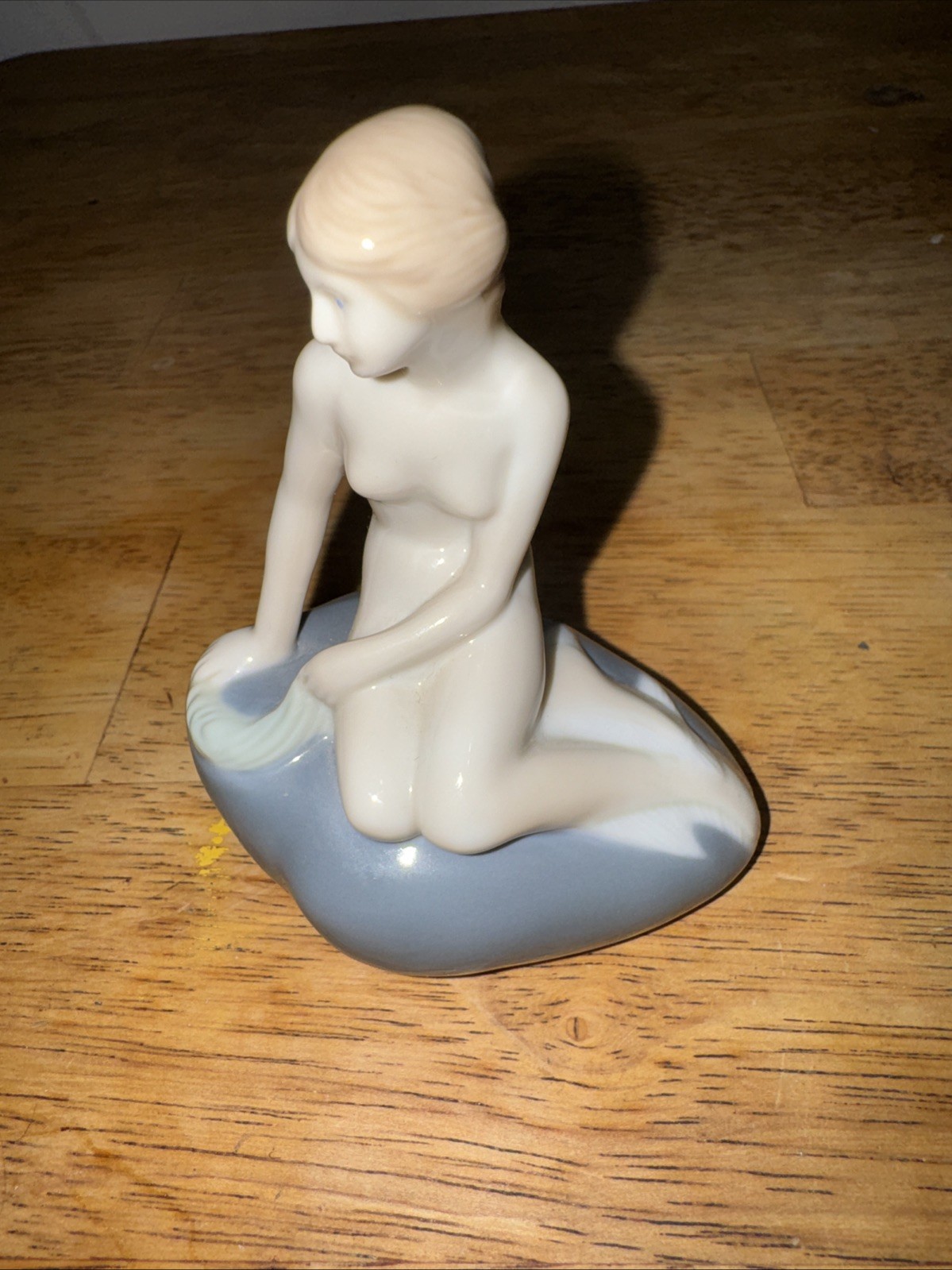 5″ Royal Copenhagen Porcelain “Mermaid on Rock” Figurine Marked & Perfect!