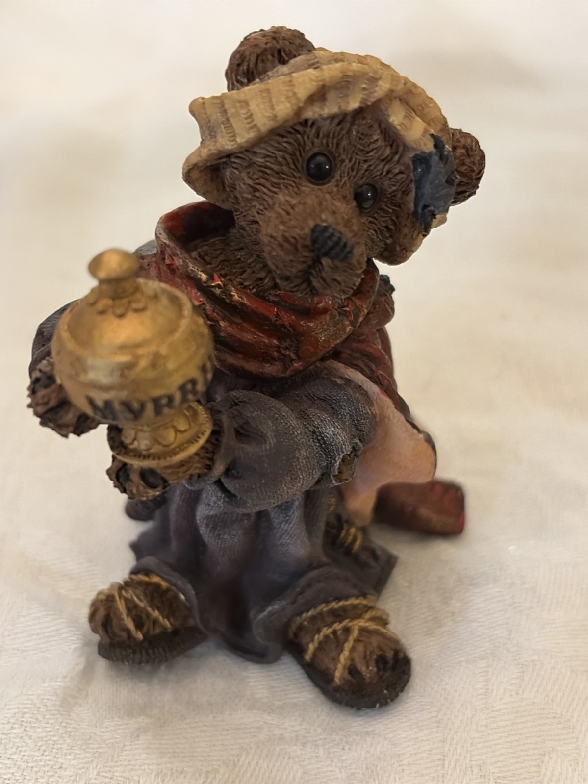 BOYDS BEARS 3 Wise Men Nativity Series #2 Gold Frankincense Myrrh Three Kings