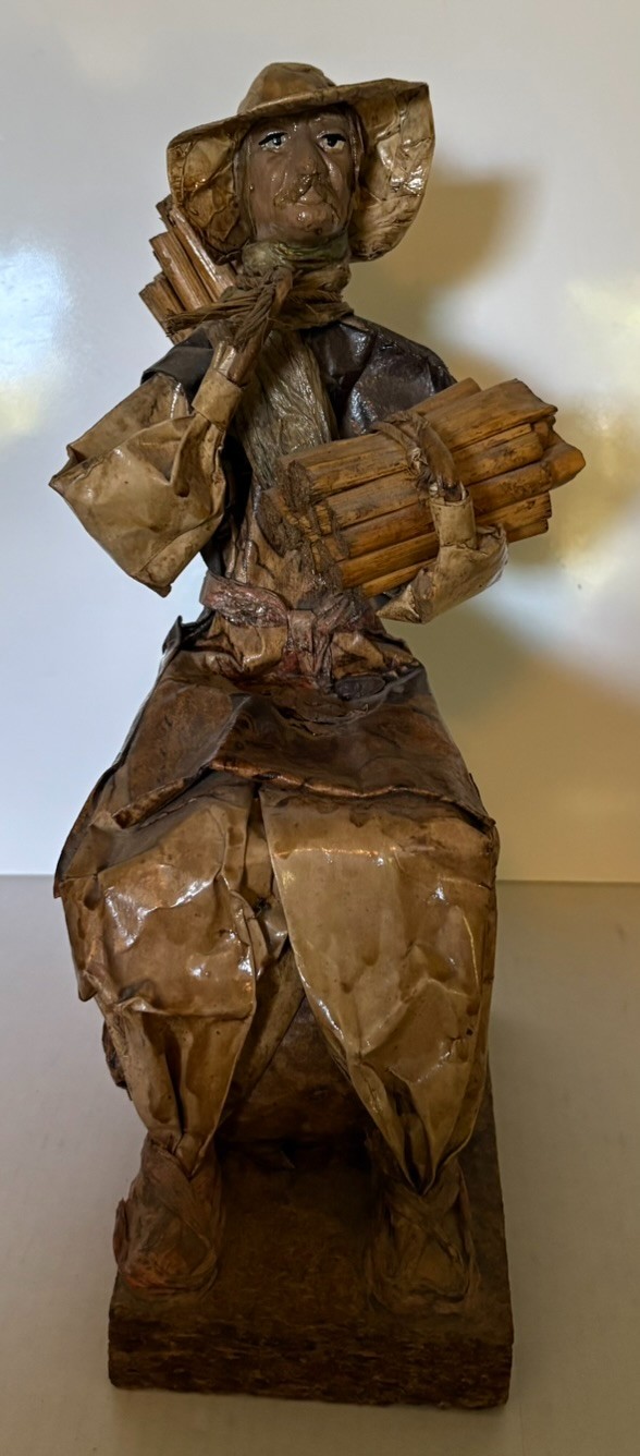 Folk Art Paper Mache’ Folk Art Figurine from Acapulco 1991