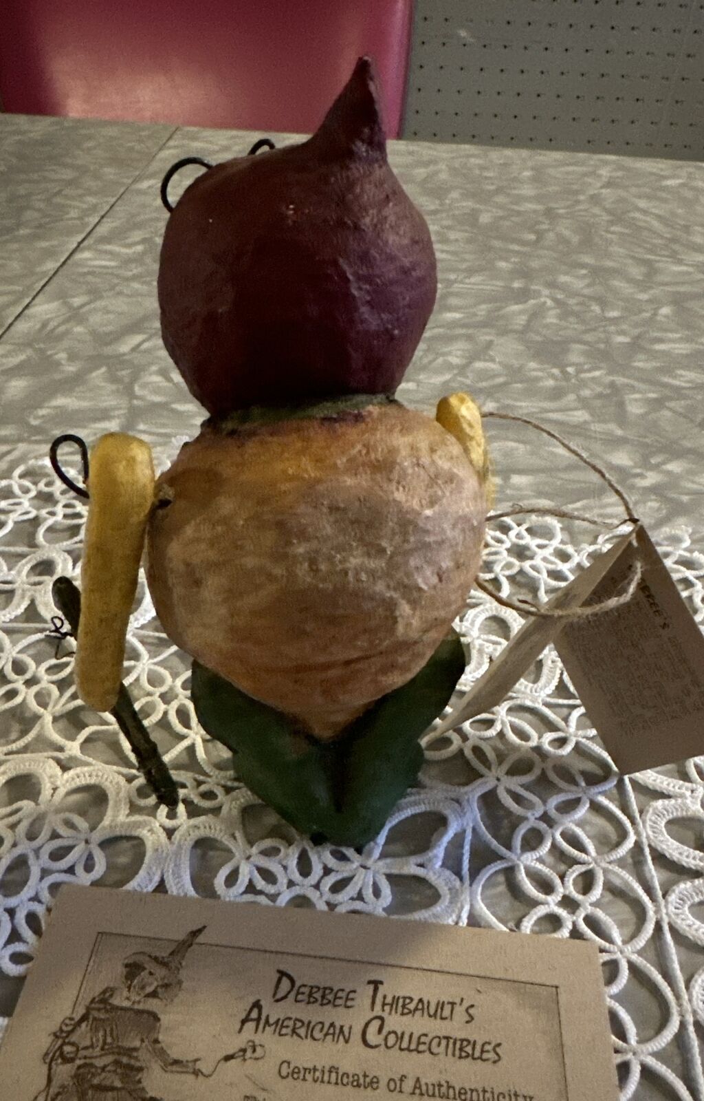 Debbee Thibault Rootie Tootie Veggie Man 99/2500 Signed COA Figure 5.5”