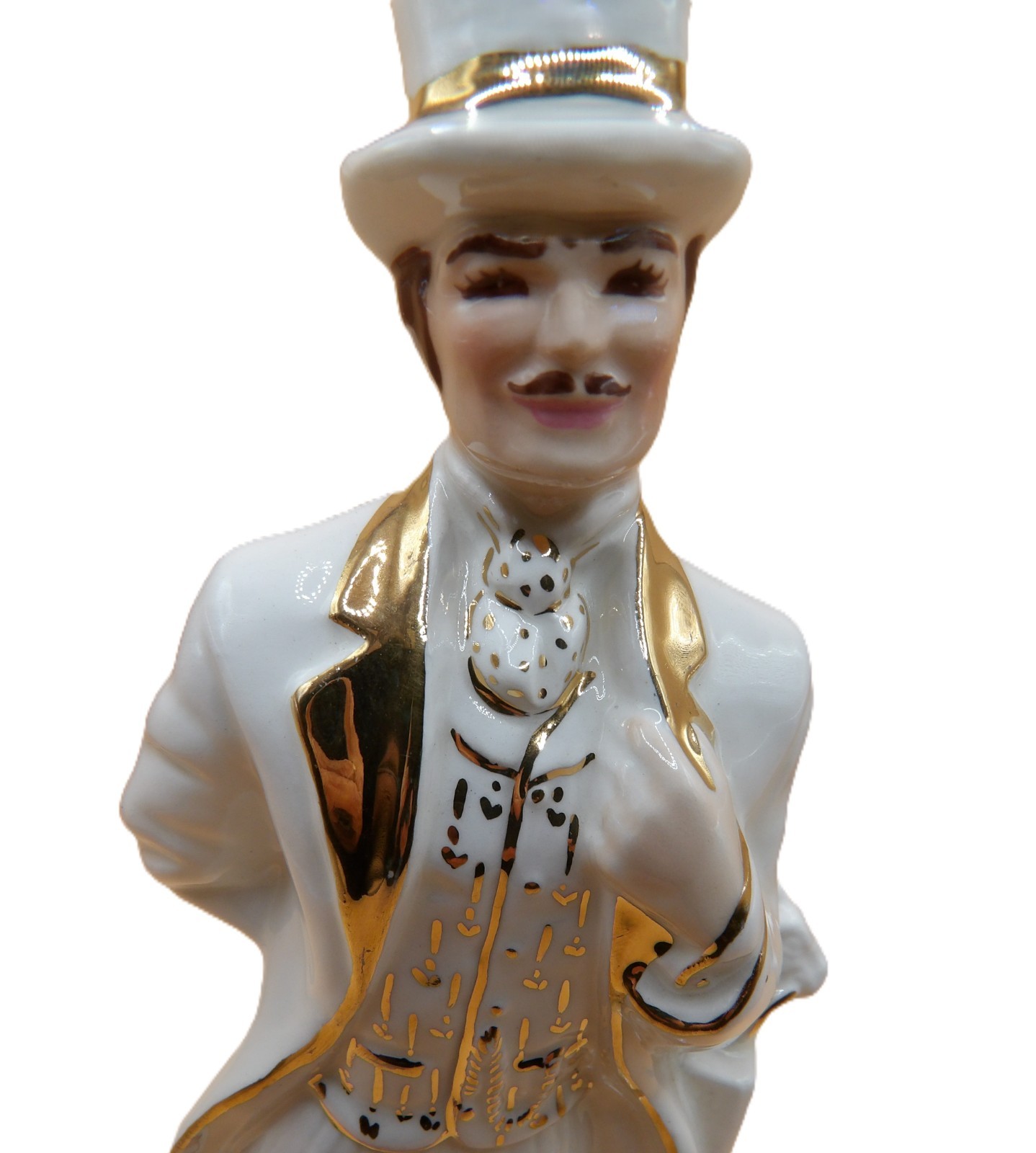 Gone with the Wind “Douglas” Figurine-White Tuxedo w/Gold Trim Florence Ceramics