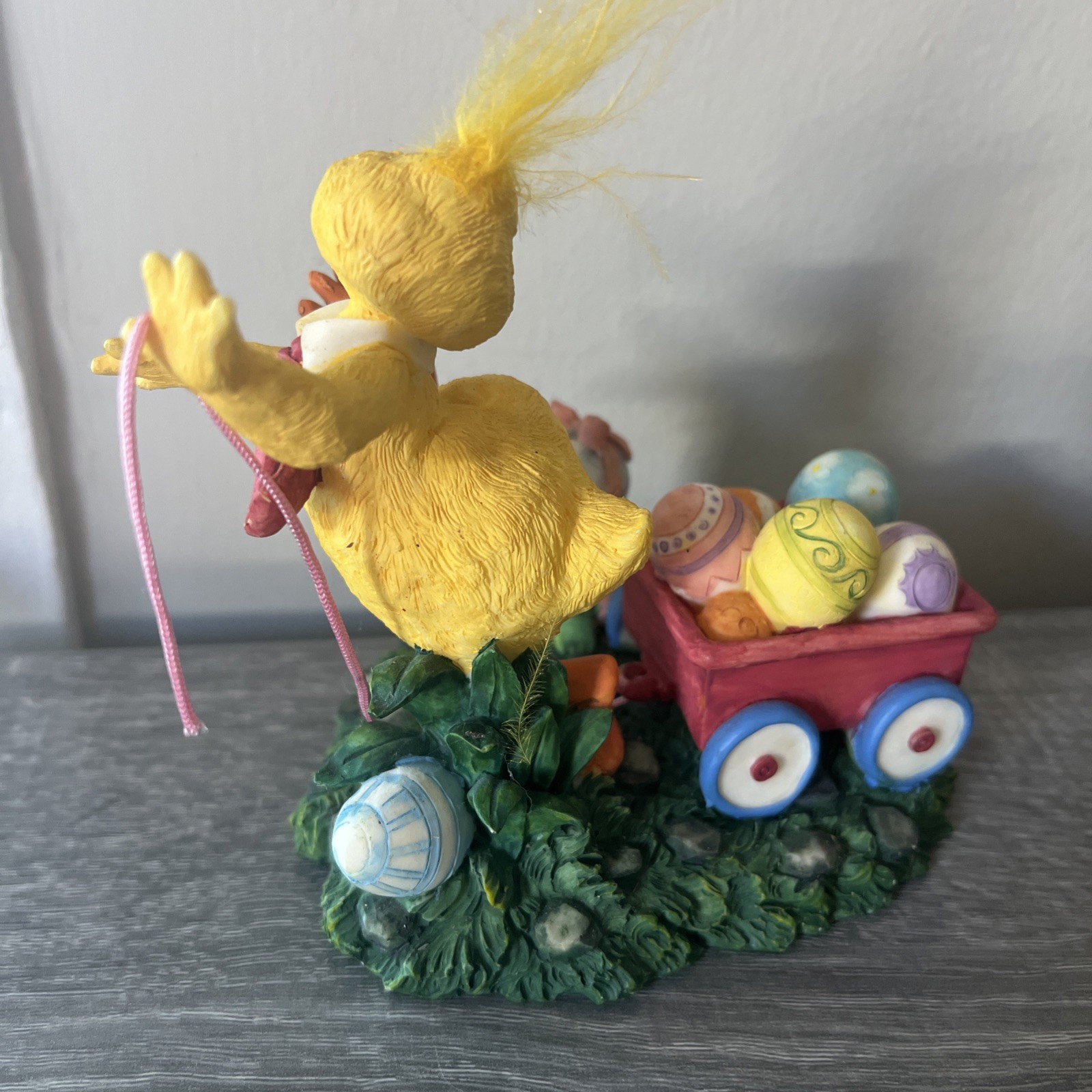 2 pc Charming easter unique very rare Duckling decor 4 1/2 inch
