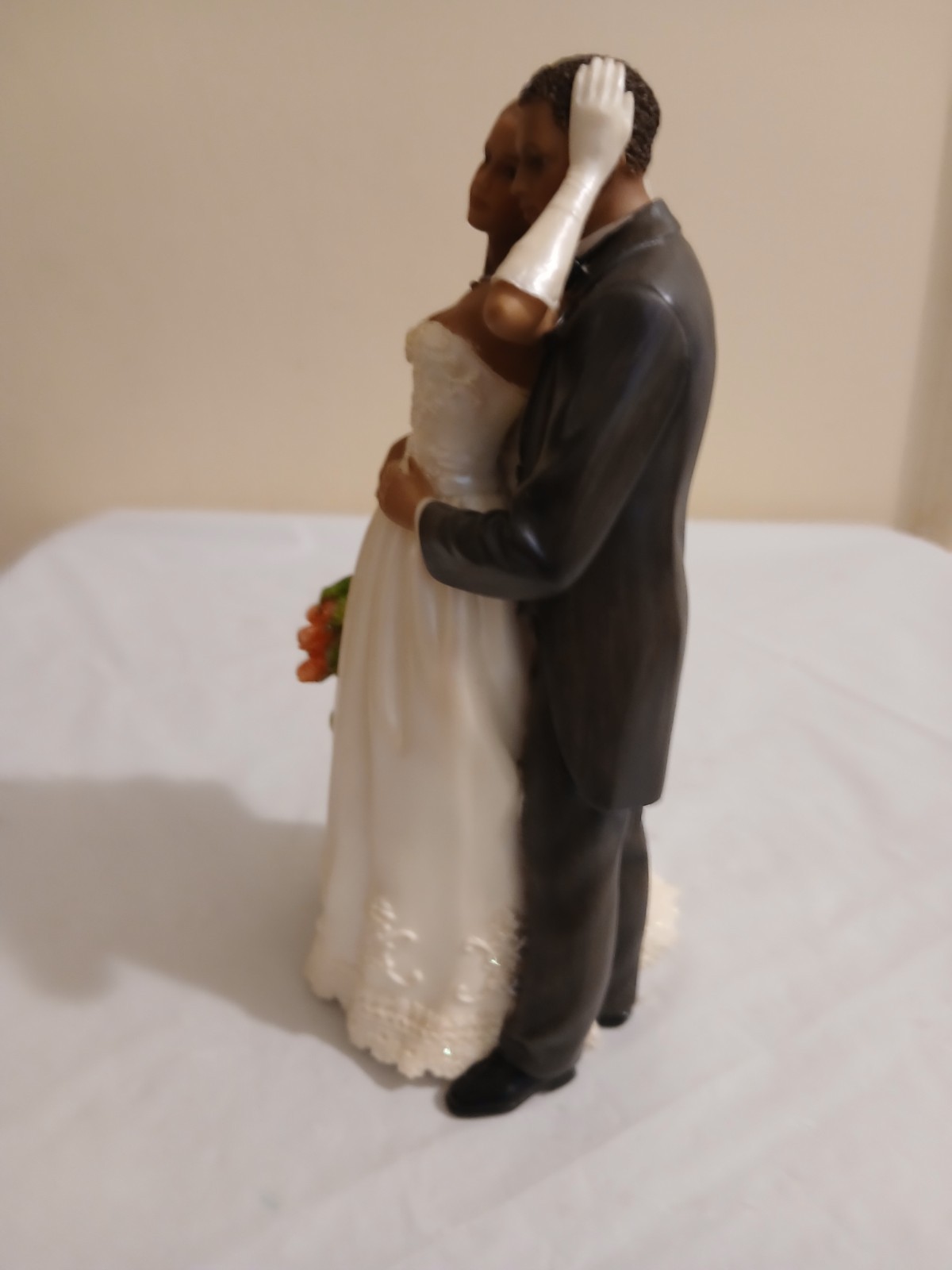 VANMARK With This Ring African American Bride Groom Wedding Figurine 2070014 VTG