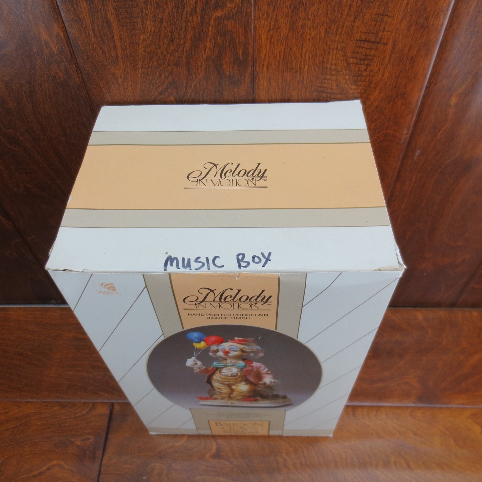 Melody in Motion Hand Painted Porcelain Bisque Finish Balloon Clown -PARTS ONLY