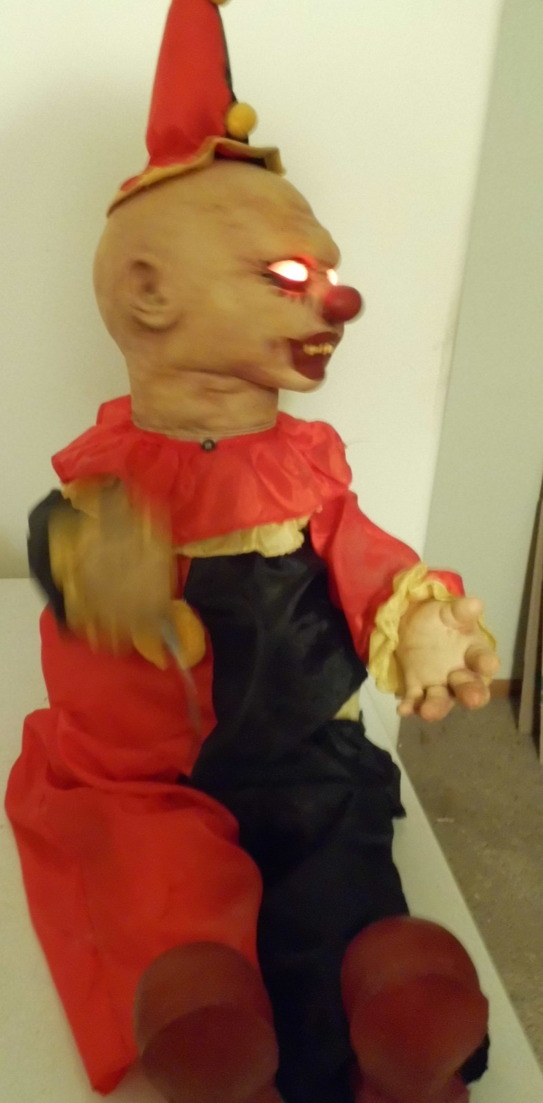 Spirit Halloween Zombie Babies 2011 GIGGLES Animated Clown Customized
