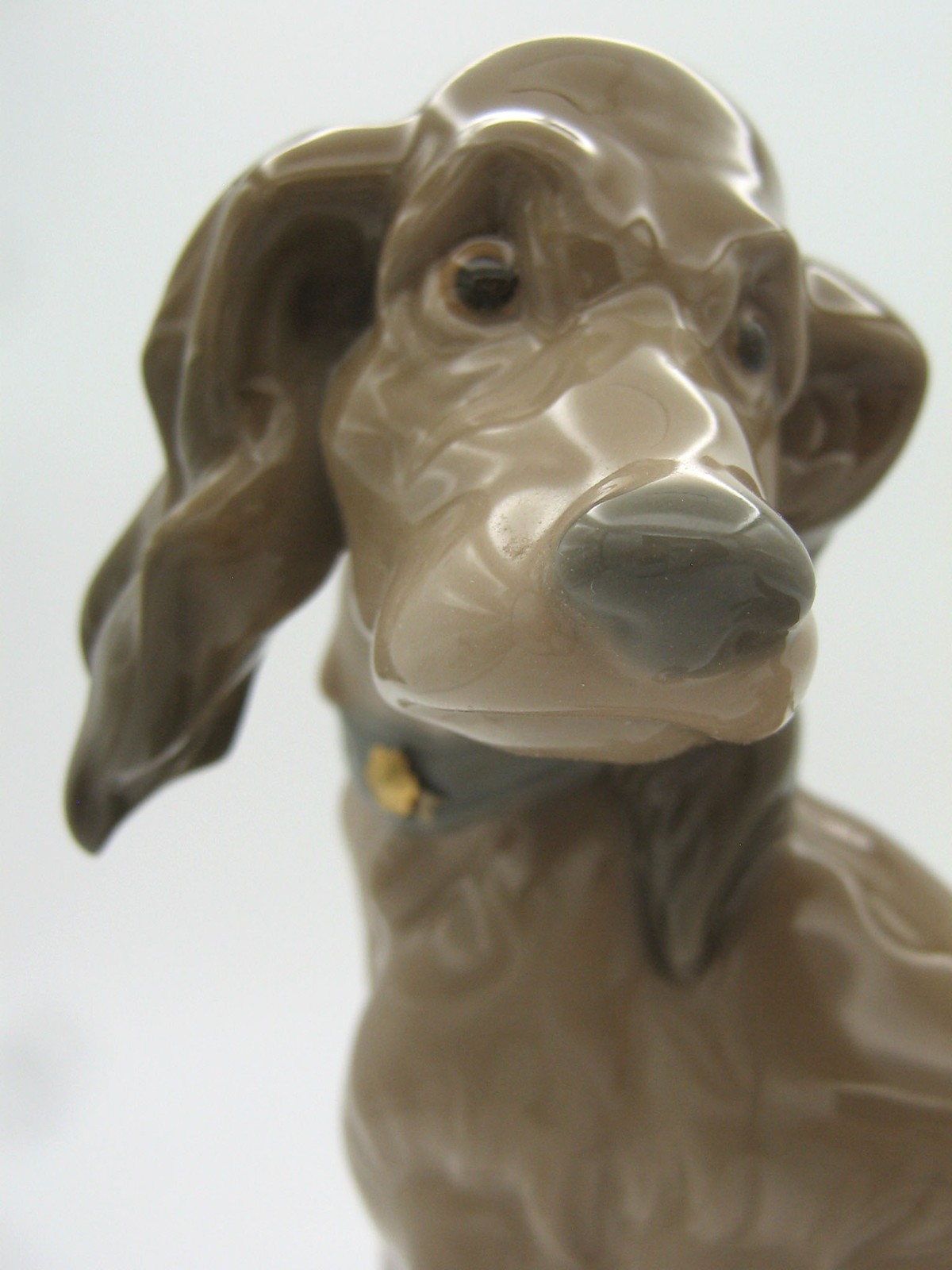 Lladro Dog From “Sleigh Ride” – Large 11″ Stunning Irish Setter
