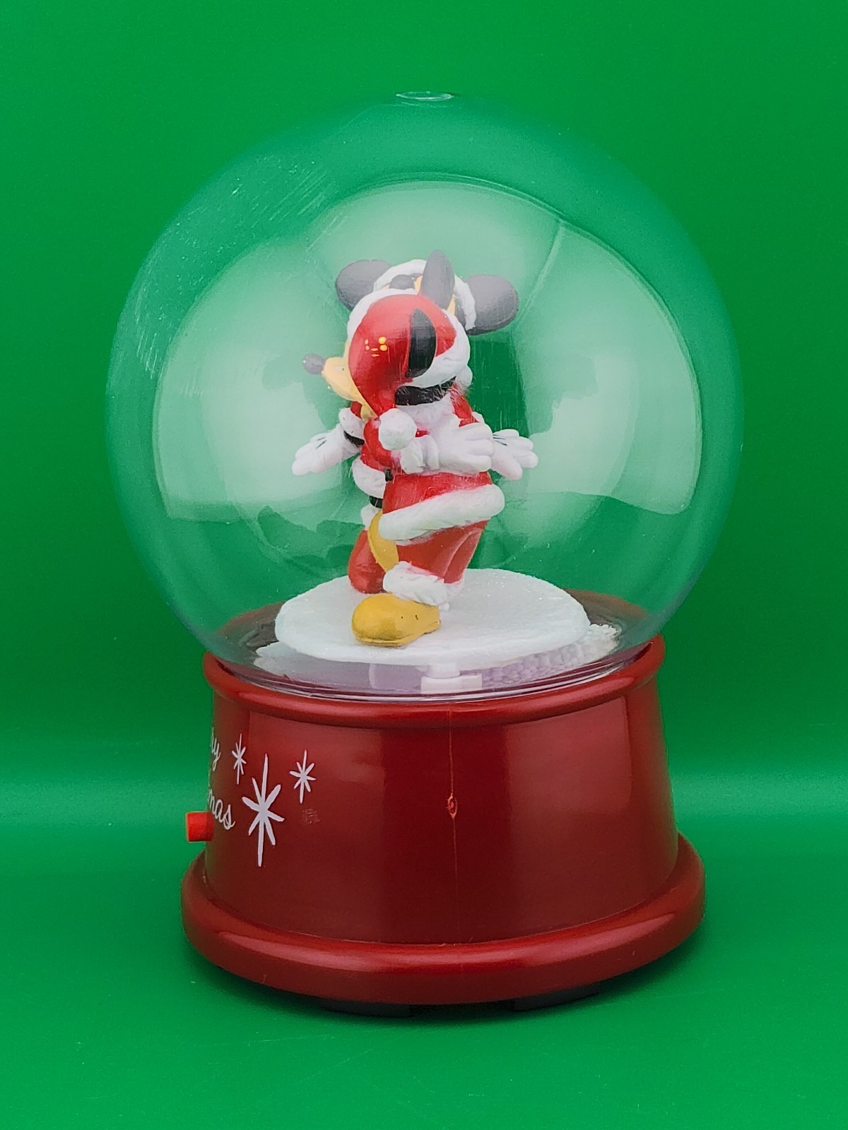 Merry Christmas Mickey & Minnie Snow Globe 2019 Plays Christmas Music 112637