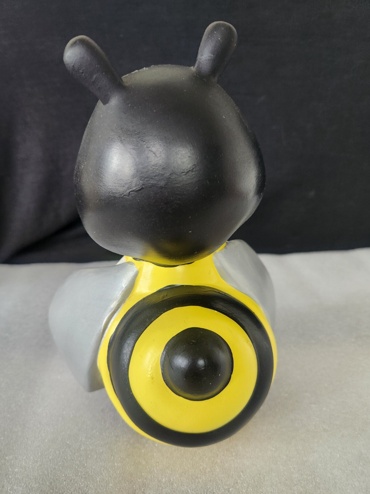 Ceramic Bumblebee Figure Hand-Painted Cute Girl Bee • 9″×7″ Not A Bank